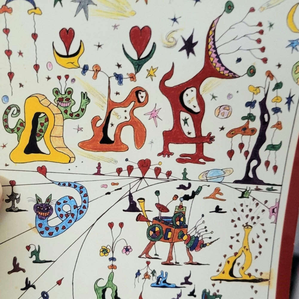 David Patton autographed photo of Surrealism art